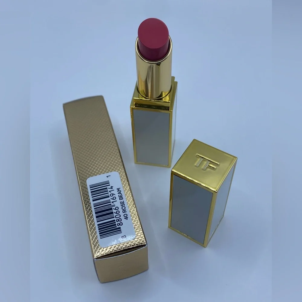 Tom Ford Soleil Ultra Shine Luxury Lip Color, 40 Rose Beam Lipstick NIB‎